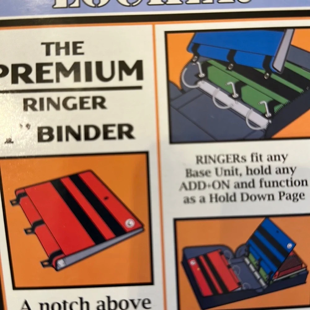 RED- NW0T CASE IT THE LOCKER PRE-2 THE PREMIUM BINDER RINGER 1